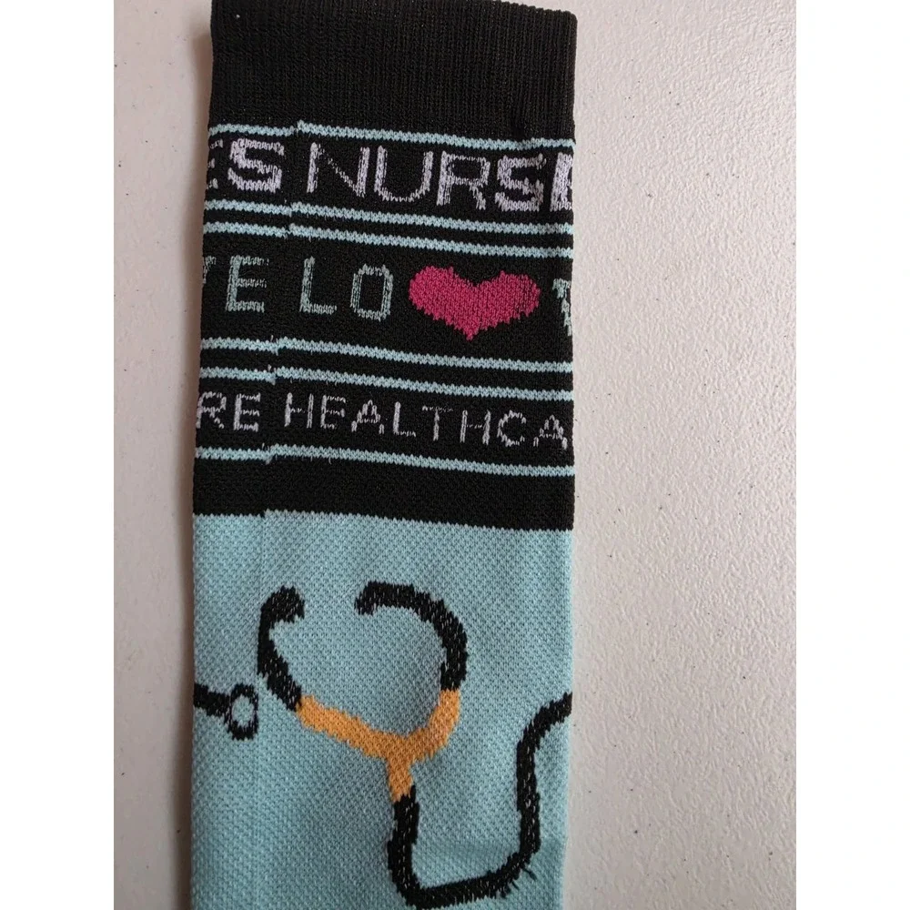 Nurse Compression Socks Women Medical Nursing Support Knee High 6 -8 Women's